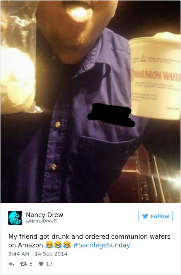 My Friend Got Drunk And Ordered Communion Wafers On Amazon