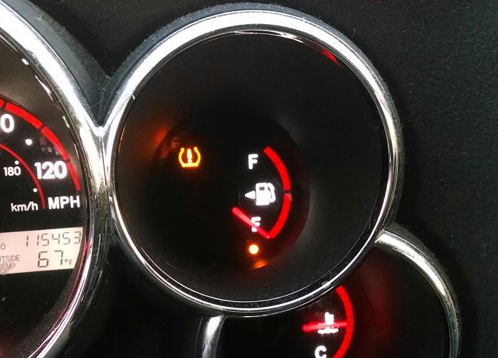 Wife Asked Me To Drive Her Car To Work And Check The Air In The Tires Because The Light Came On "The Other Day"