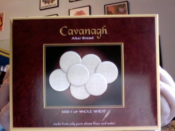 What To Do If You're Drunk And Accidentally Order Communion Bread Off Ebay