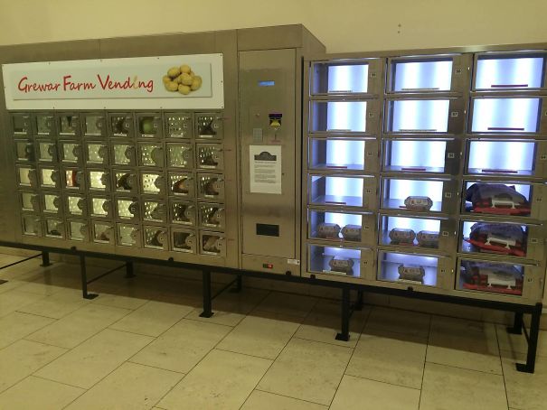 Local Farmer Has A Vending Machine In Our Mall