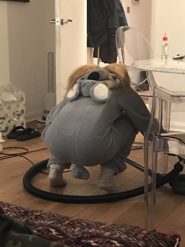 (Girlfriend Hoovering) Onesie Fail