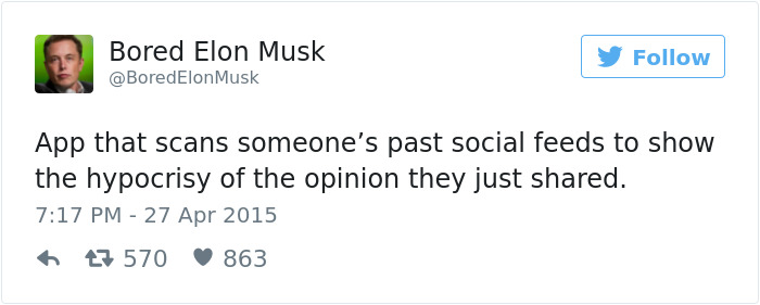 Bored Elon Musk Tweets