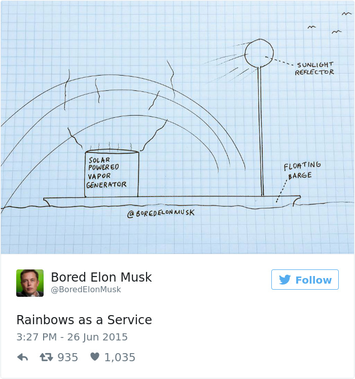 Bored Elon Musk Tweets