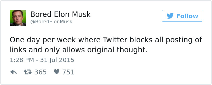 Bored Elon Musk Tweets