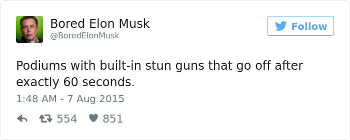 Bored Elon Musk Tweets