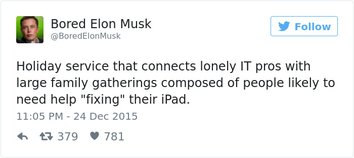 Bored Elon Musk Tweets
