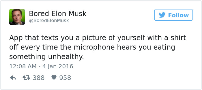 Bored Elon Musk Tweets