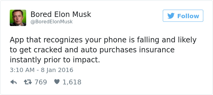 Bored Elon Musk Tweets