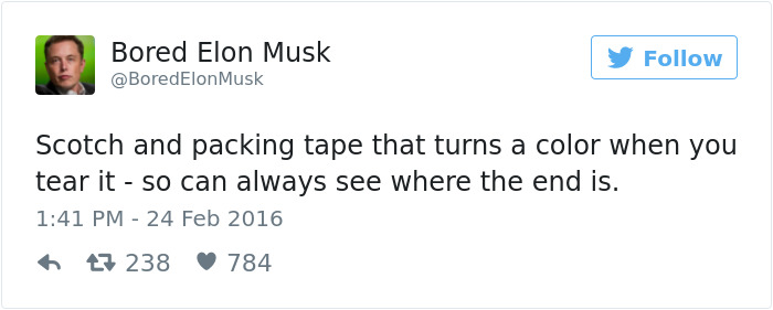 Bored Elon Musk Tweets