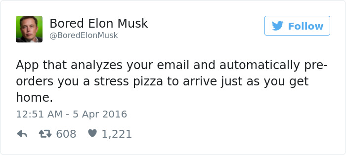 Bored Elon Musk Tweets