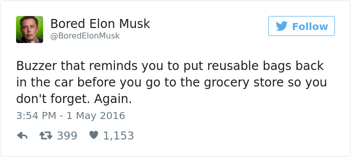 Bored Elon Musk Tweets