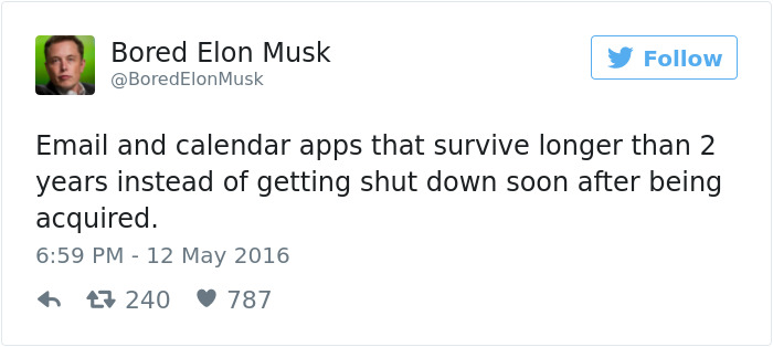 Bored Elon Musk Tweets