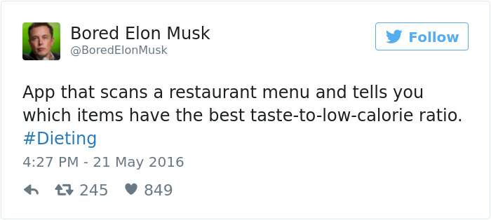 Bored Elon Musk Tweets