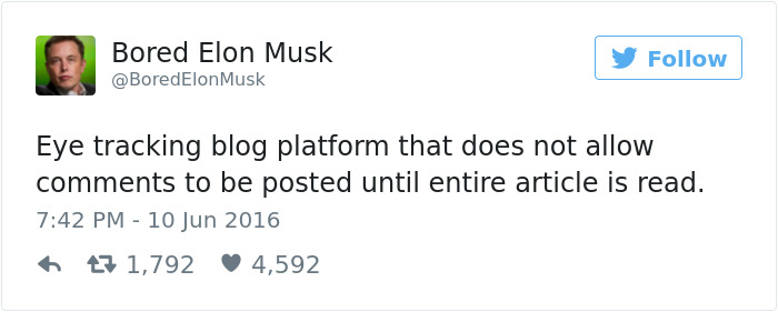 Bored Elon Musk Tweets