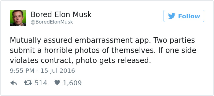 Bored Elon Musk Tweets