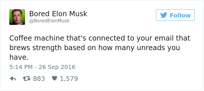 Bored Elon Musk Tweets