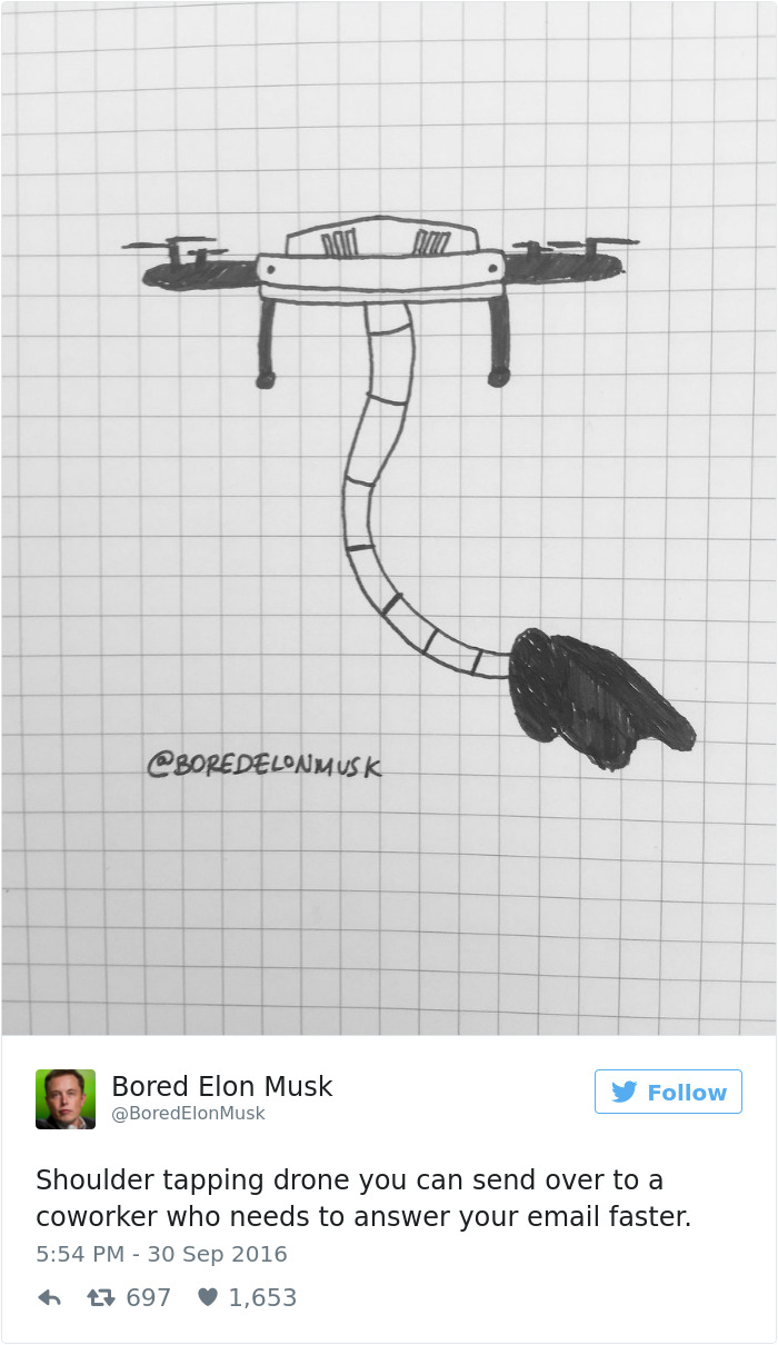 Bored Elon Musk Tweets
