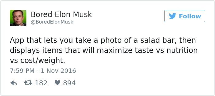 Bored Elon Musk Tweets
