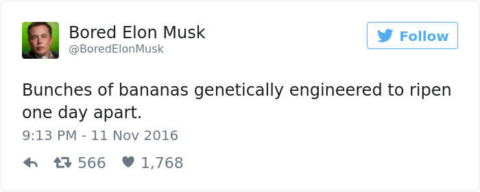 Bored Elon Musk Tweets