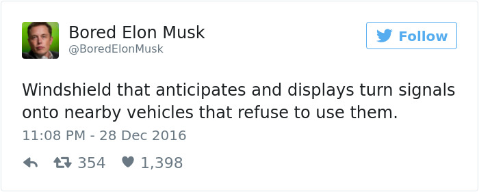 Bored Elon Musk Tweets