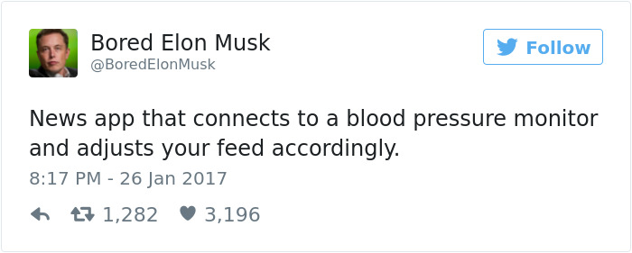 Bored Elon Musk Tweets