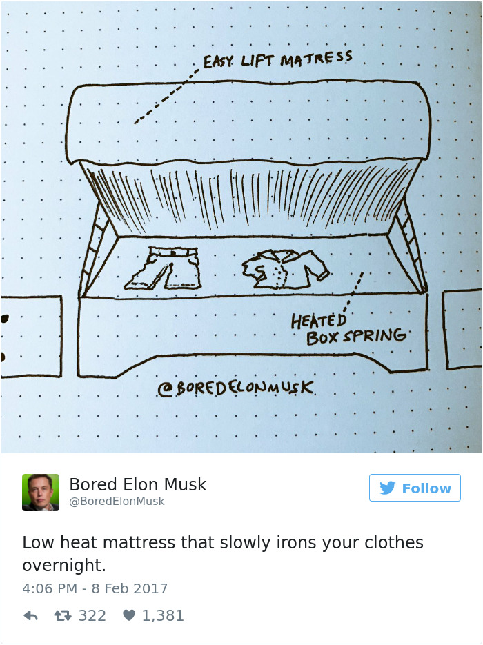 Bored Elon Musk Tweets