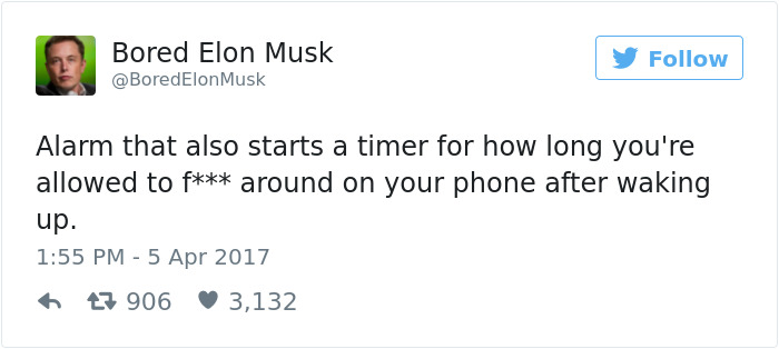 Bored Elon Musk Tweets