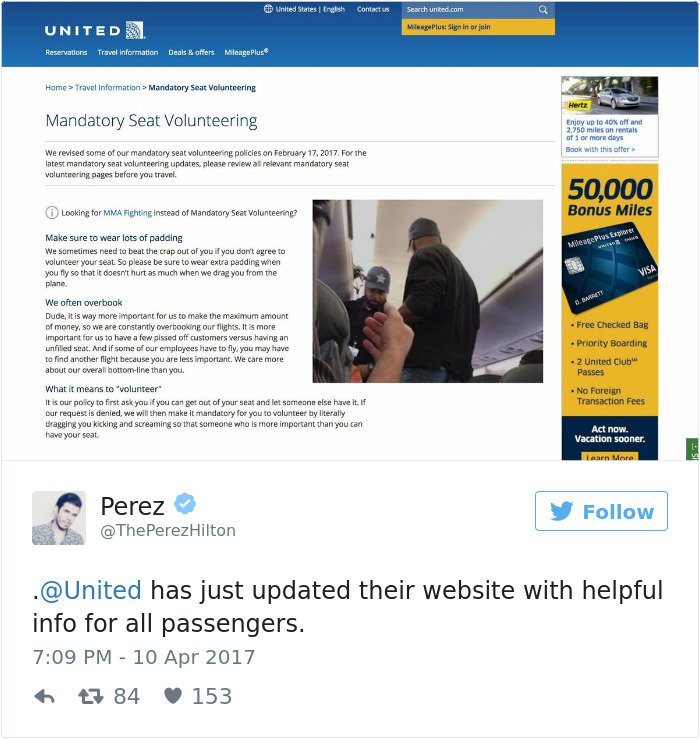 Mandatory Seat Volunteering