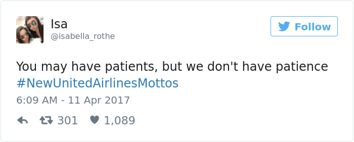 United Airlines Motto