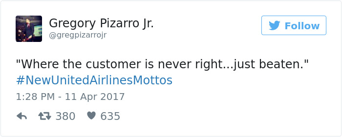 United Airlines Motto