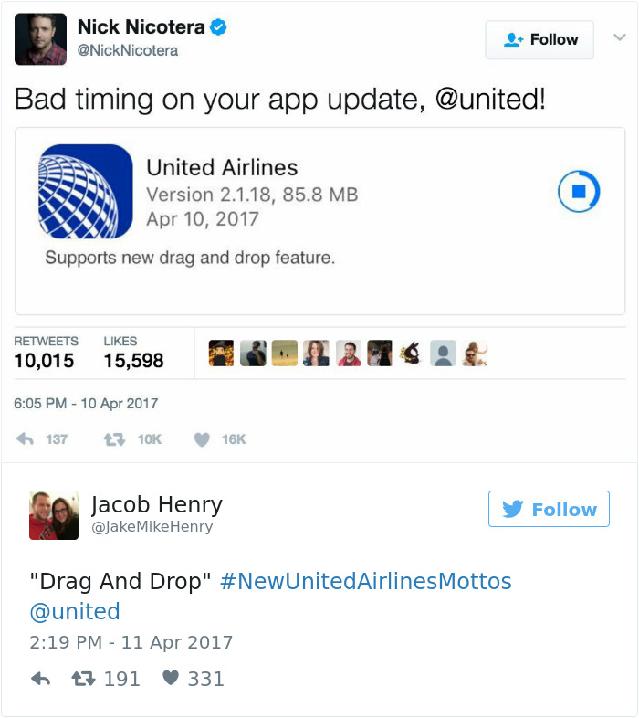 United Airlines Motto
