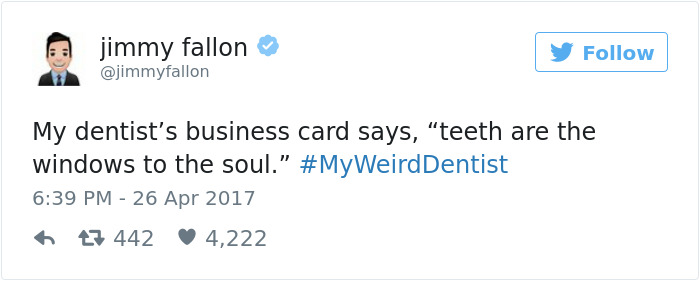 My Weird Dentist Tweets