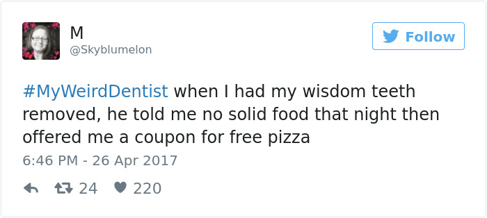 My Weird Dentist Tweets