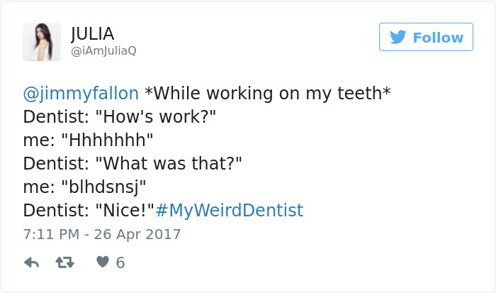 My Weird Dentist Tweets