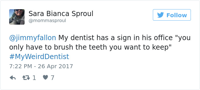 My Weird Dentist Tweets