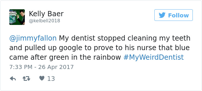 My Weird Dentist Tweets