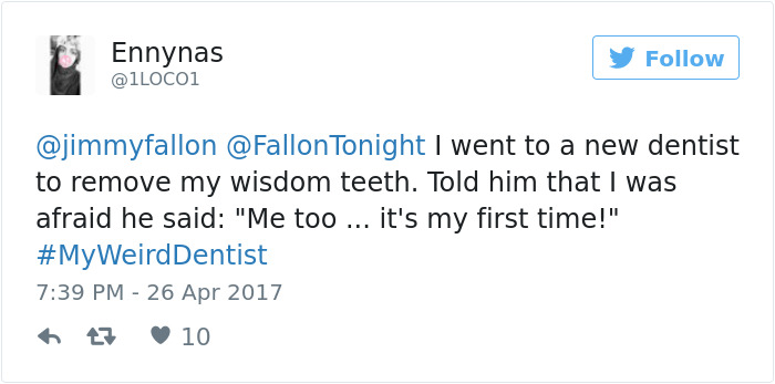 My Weird Dentist Tweets