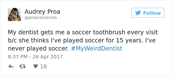 My Weird Dentist Tweets