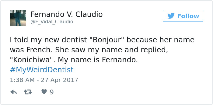 My Weird Dentist Tweets