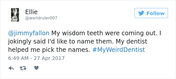 My Weird Dentist Tweets