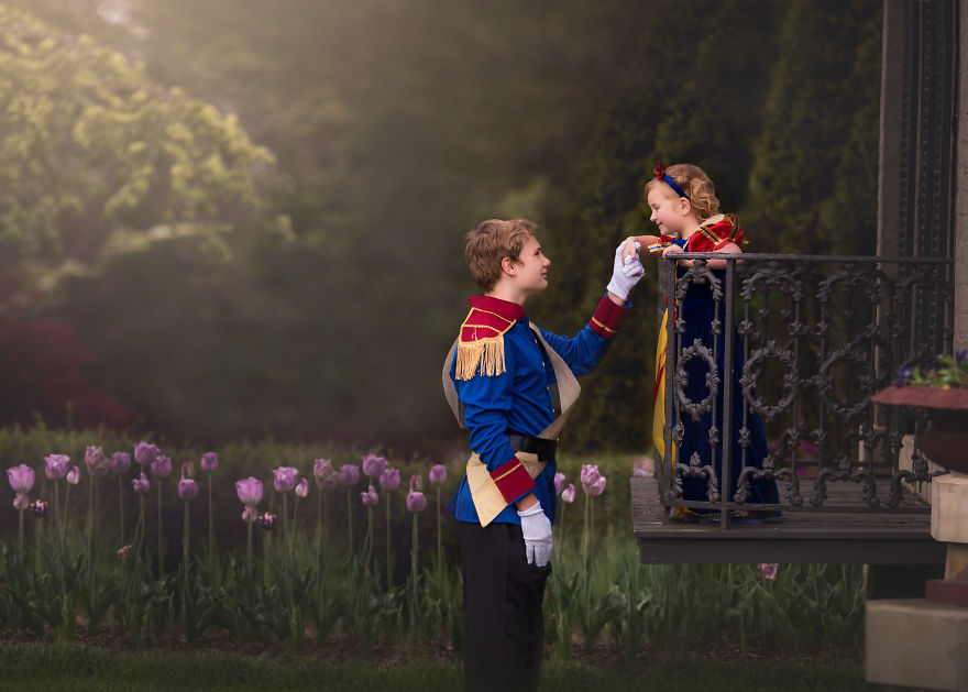 My 13-Year-Old Son Surprised His 5-Year-Old Sister With Disney Princess Photoshoot My 13-Year-Old Son Surprised His 5-Year-Old Sister With Disney Princess Photoshoot