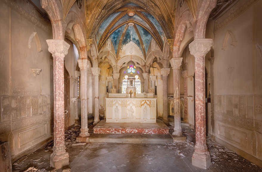 Chapel In France In A Cloister