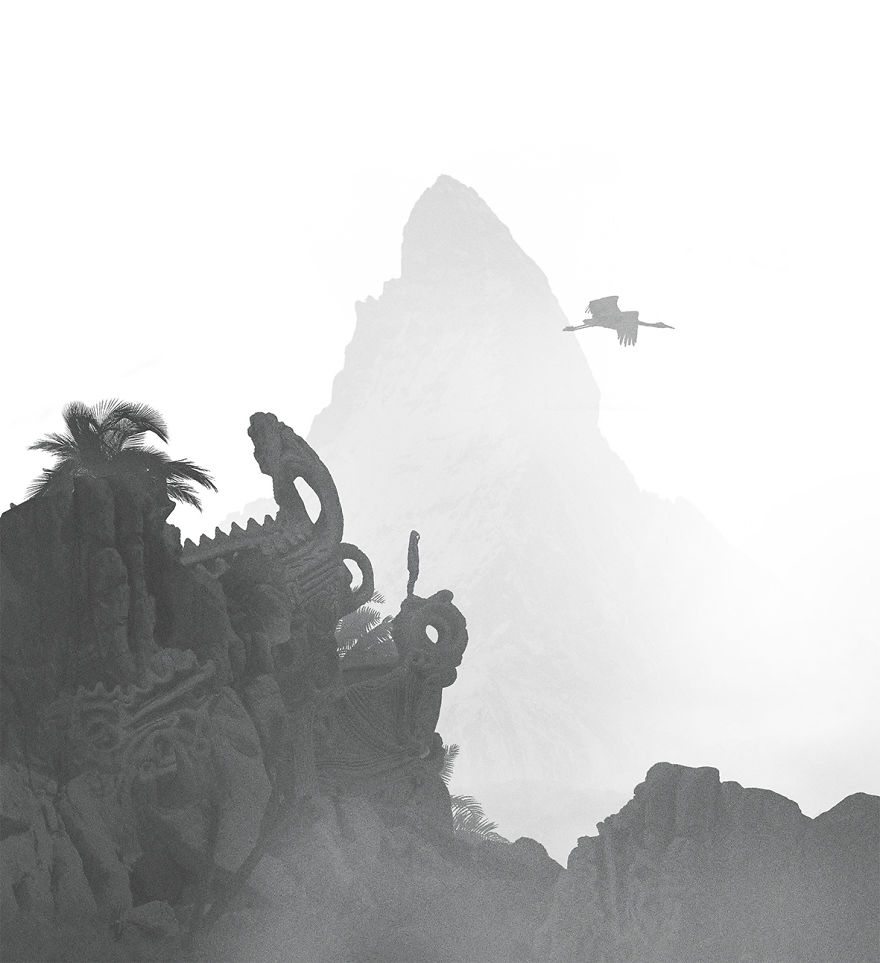 Artist Create Imaginary World To Illustrate His Depression, And It's Freaking Awesome!