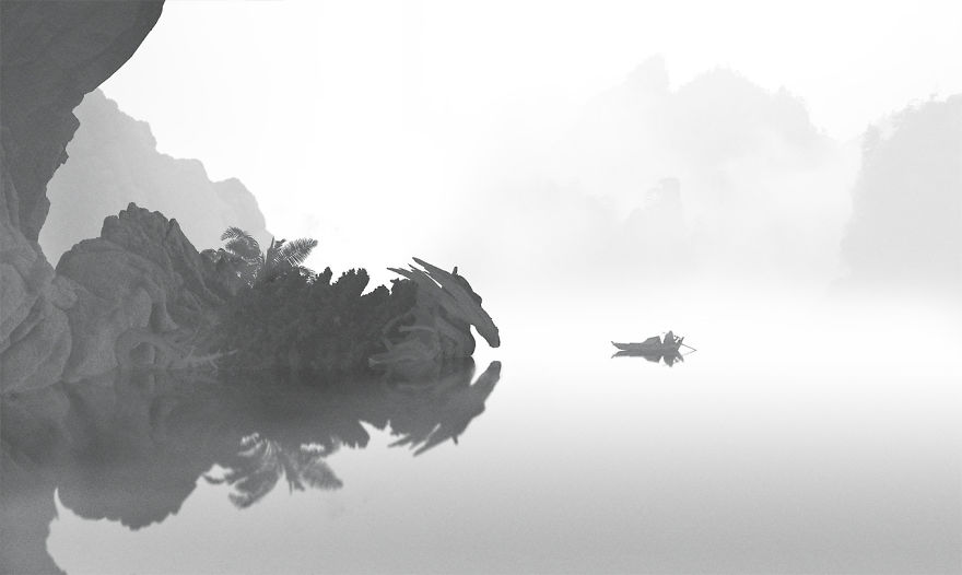 Artist Create Imaginary World To Illustrate His Depression, And It's Freaking Awesome!