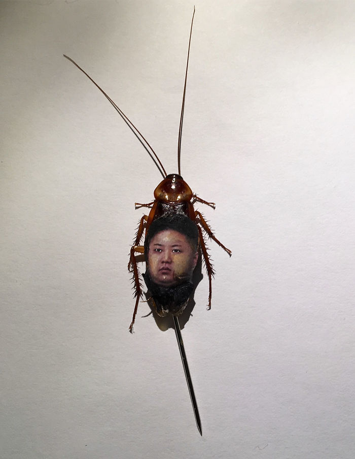 I Painted Donald Trump And Vladimir Putin On Real Cockroaches I Painted Donald Trump And Vladimir Putin On Real Cockroaches