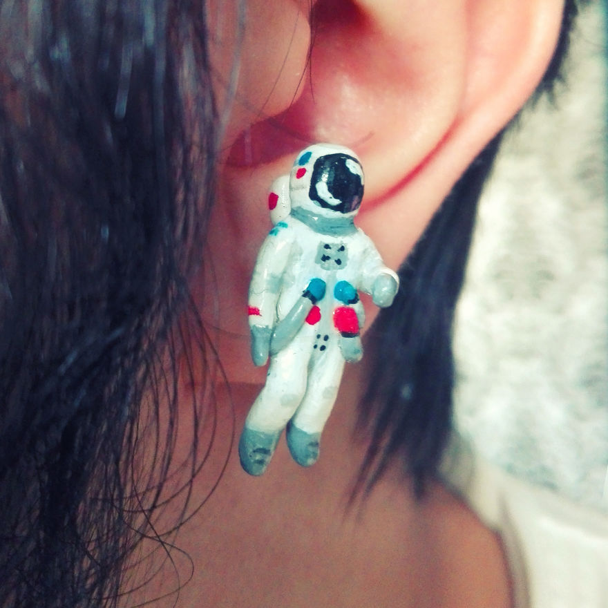 I Create Cute, Nerdy, Weird And Creepy Earrings