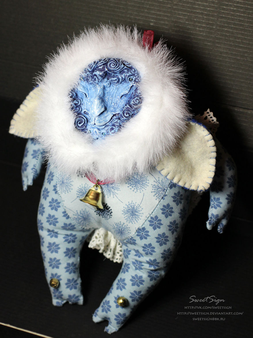 Axolotl Baby, Ooak Poseable Doll