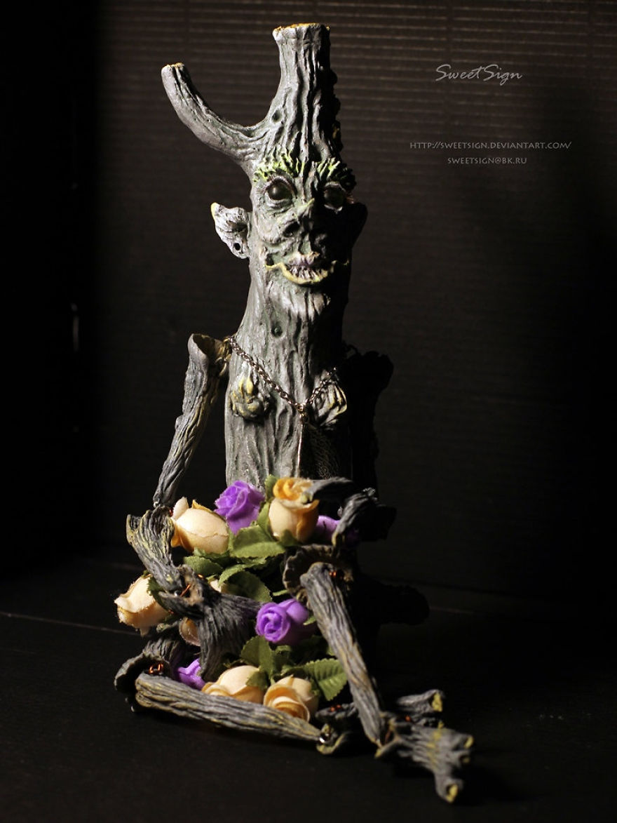 Axolotl Baby, Ooak Poseable Doll