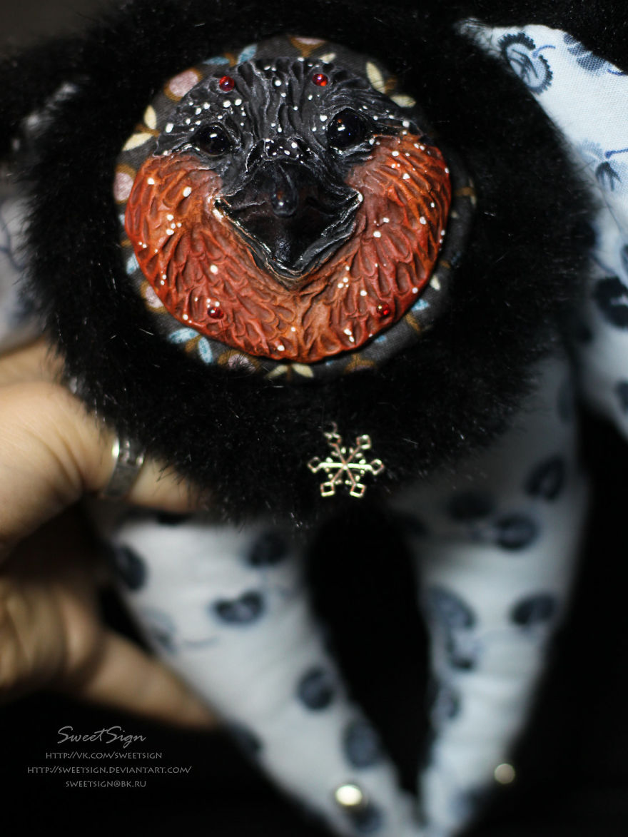 Axolotl Baby, Ooak Poseable Doll