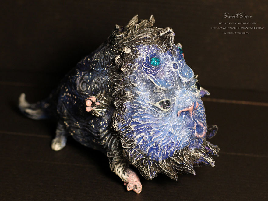 Axolotl Baby, Ooak Poseable Doll